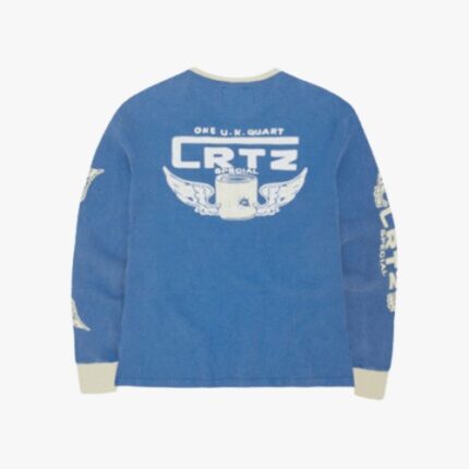 Gasolina-Waffle-Longsleeve-Blue