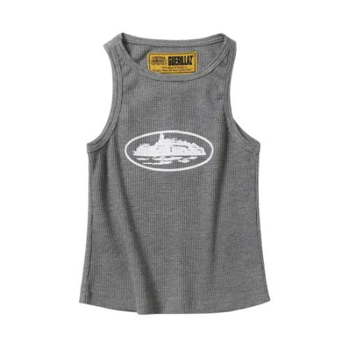 Corteiz Alcatraz Tank Top Heather Grey