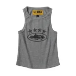 Corteiz CRTZ 5 Starz Alcatraz Tank Top Grey