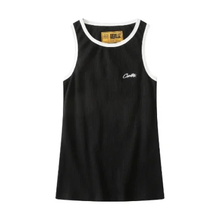 Corteiz OG Contrast Tank Top Black