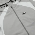 Corteiz Grey/White Alcatraz Windbreaker